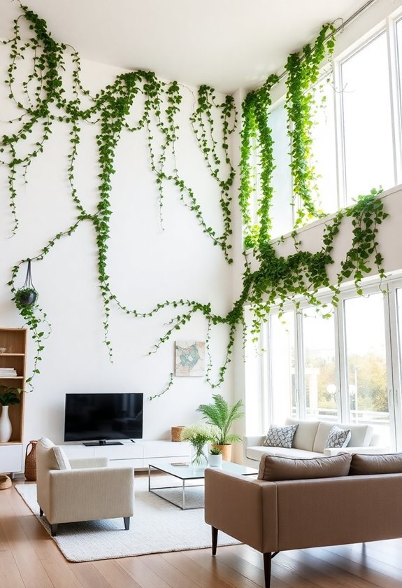 vertical greenery design elements