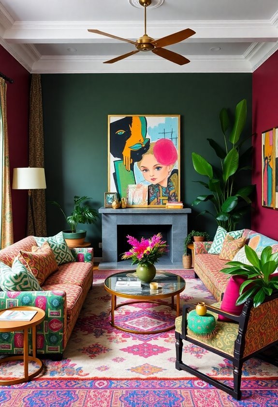 vibrant and eclectic design