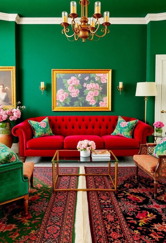 vibrant artistic color explosion
