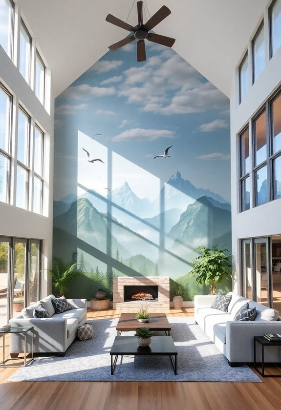 vibrant artistic wall creations