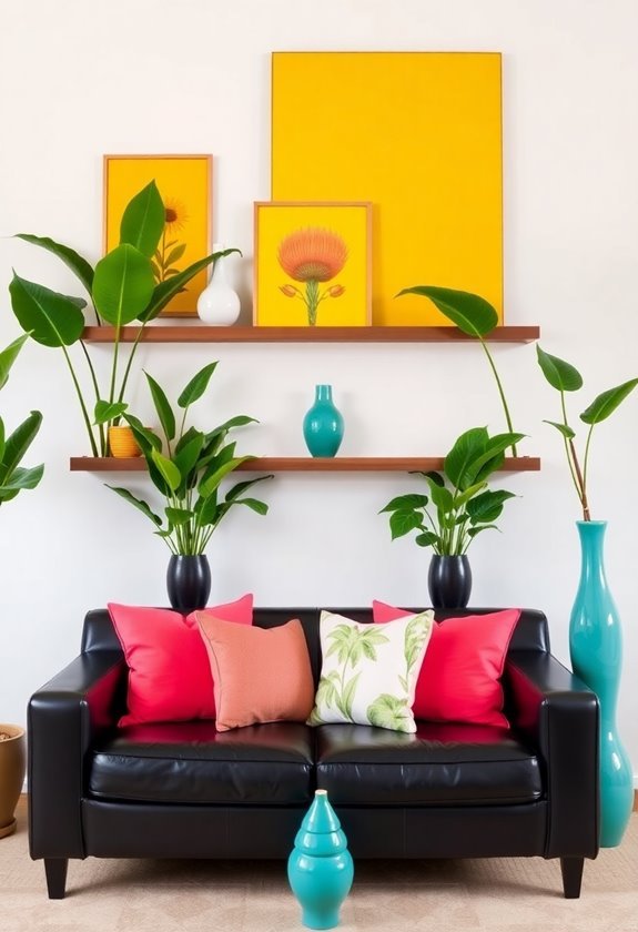 vibrant colorful combination