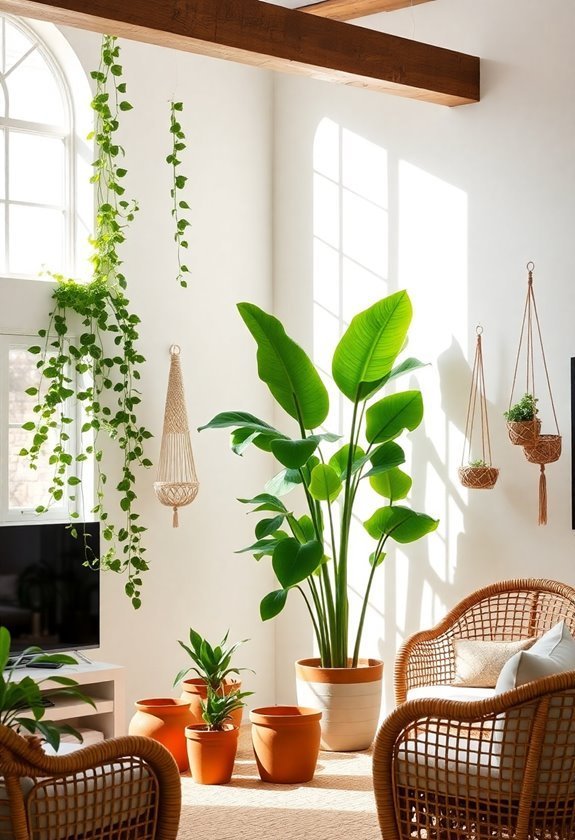 vibrant indoor greenery showcase