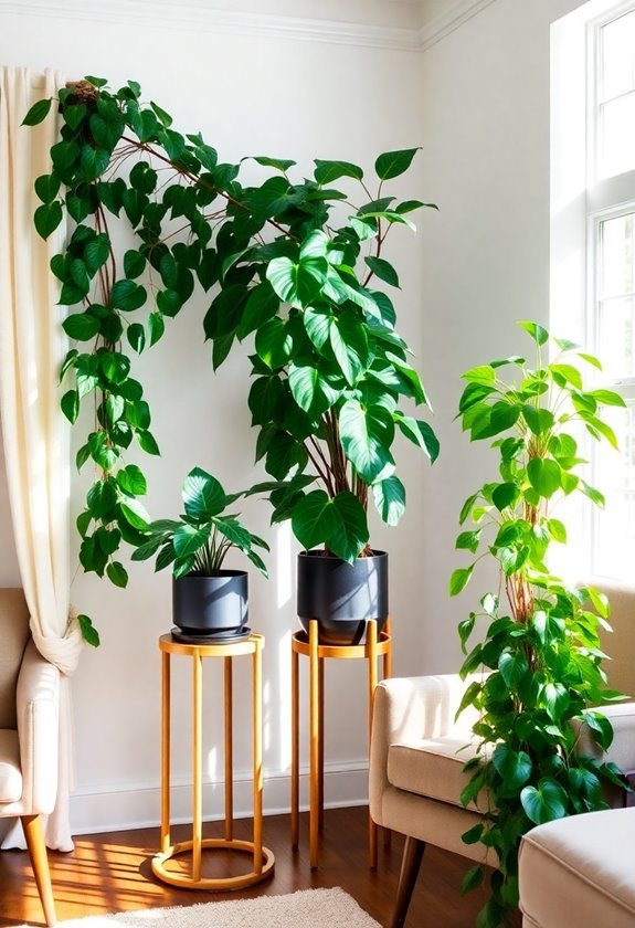 vibrant indoor greenery showcase
