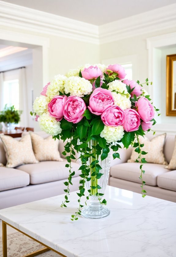vibrant seasonal floral displays