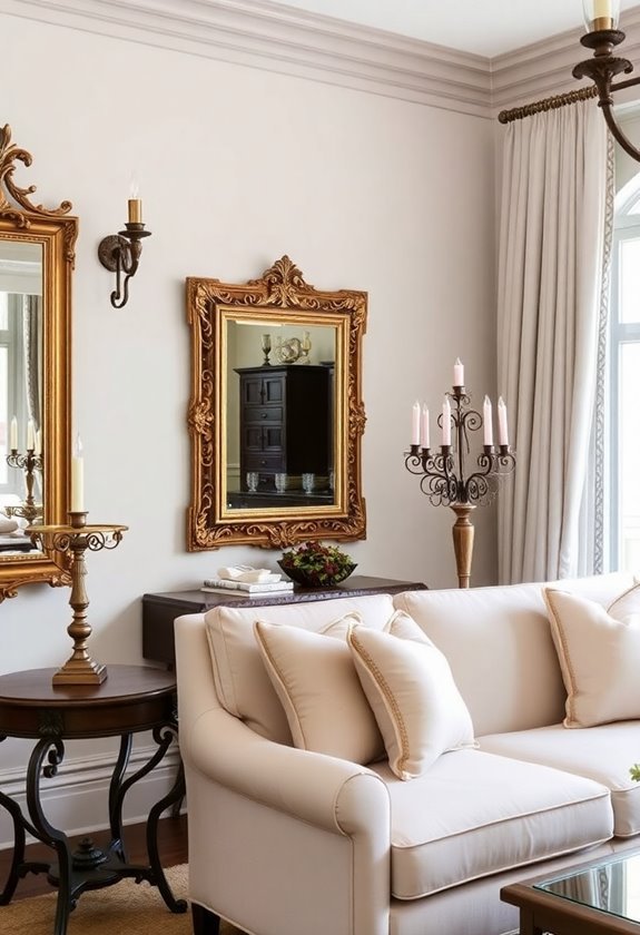 vintage bronze ornamental features