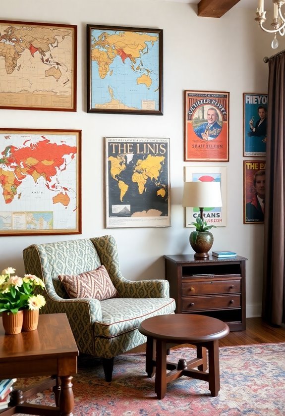 vintage cartography and artwork