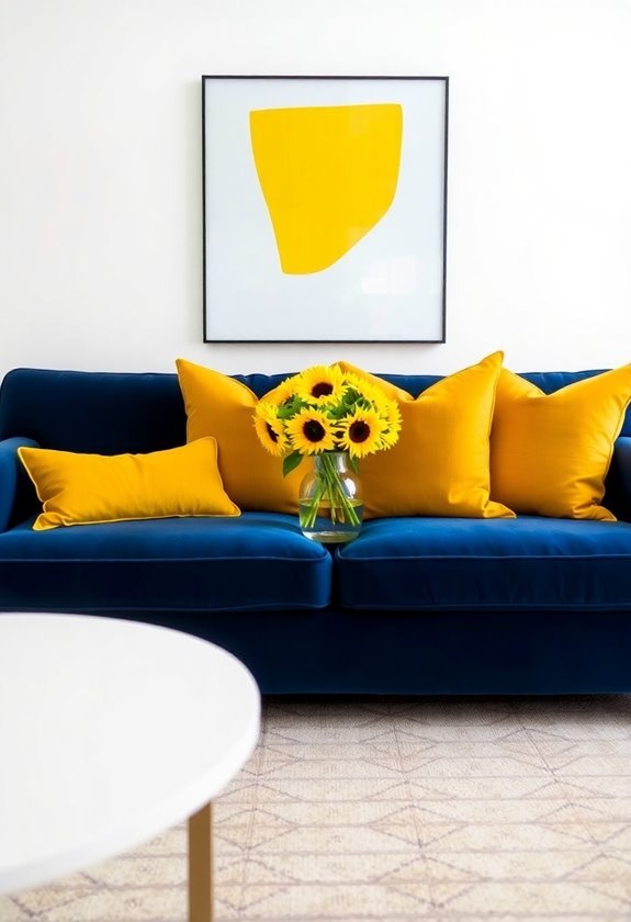 vivid yellow design features