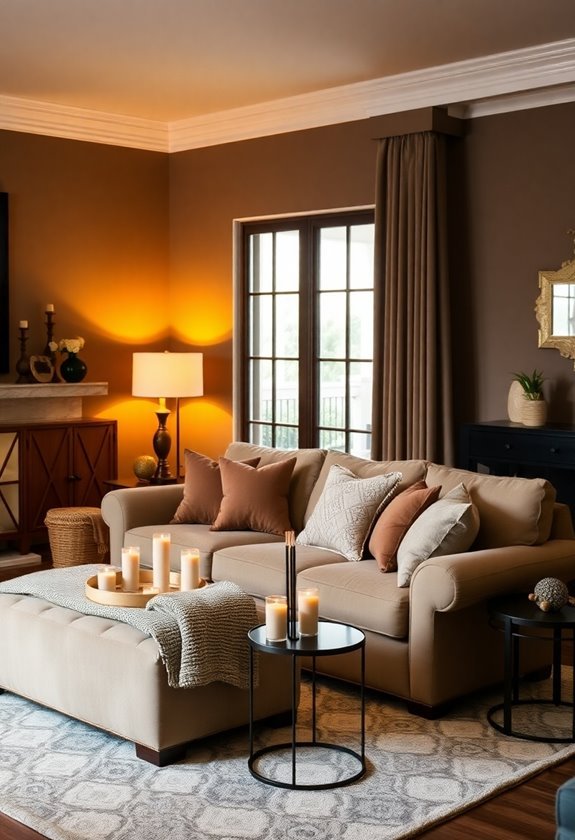 warm ambiance home decor
