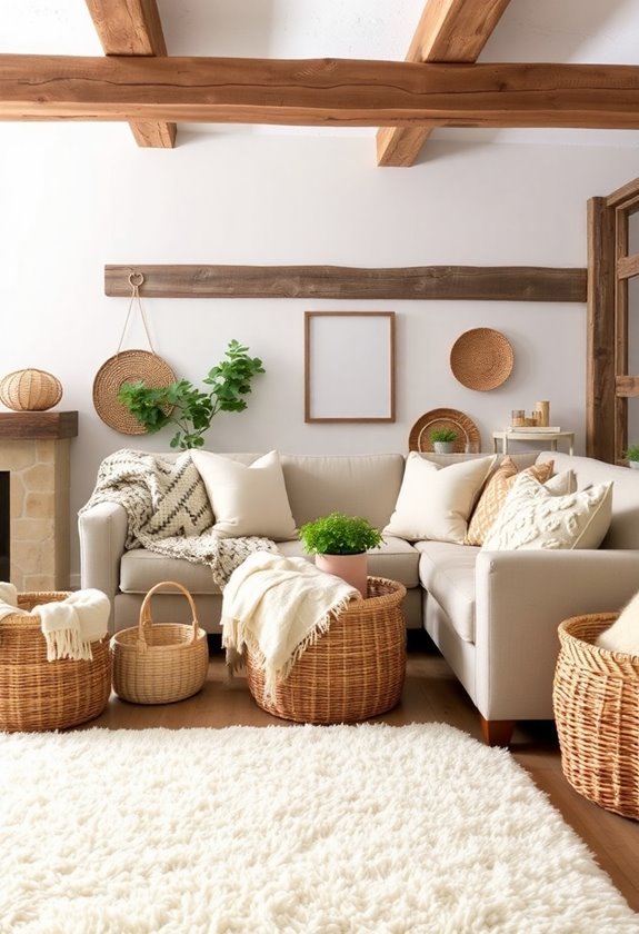 warm and inviting fabrics